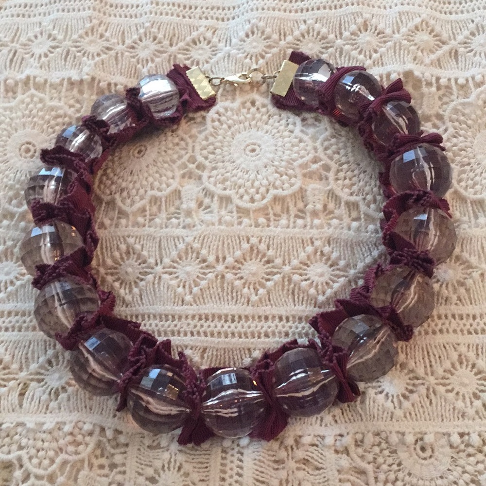 Gorgeous Anthro Ribbon Necklace